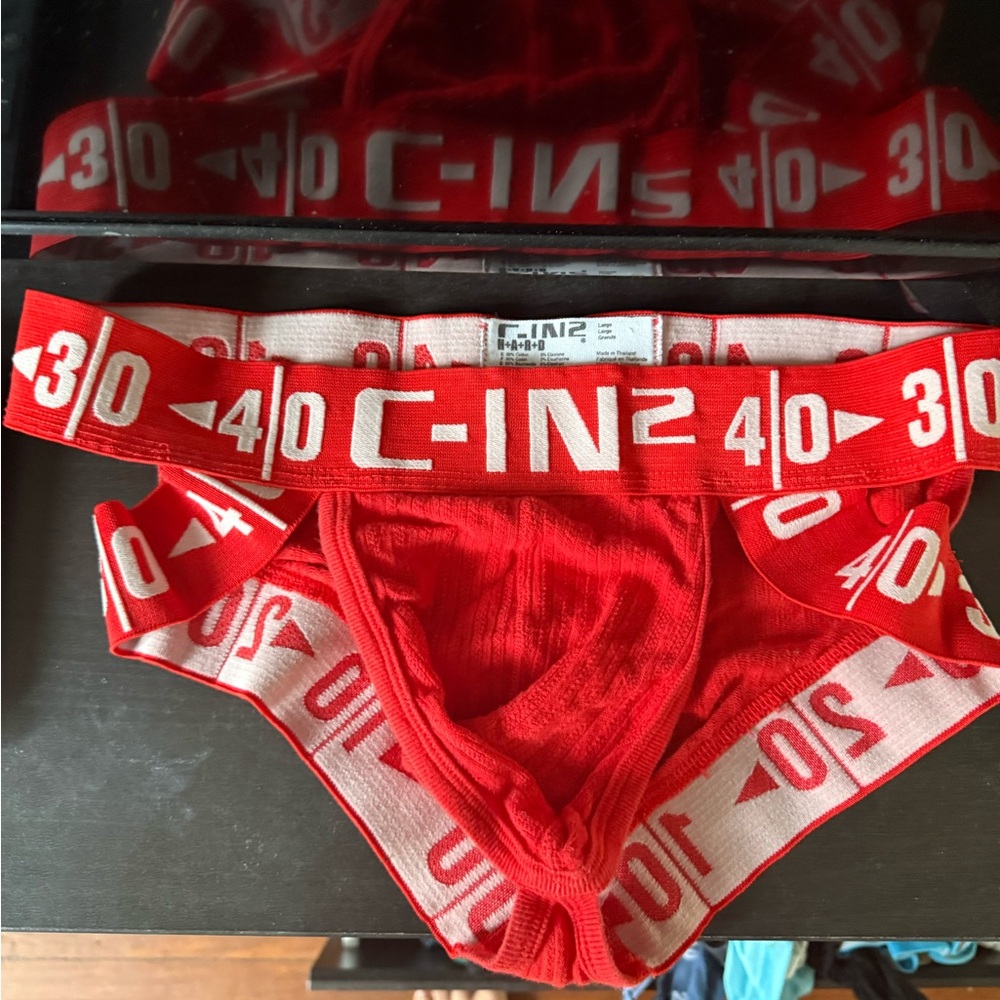 Men's Red Briefs